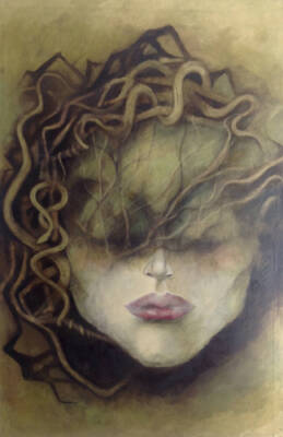Fallen Angel by Virrgo, dark Paintings for sale, direct from the