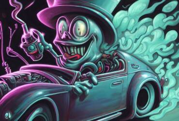 Chaos on Wheels: Surreal Car Toons