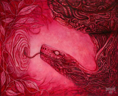 In The Garden Of Eden – 20" X 16" Print by Dream Bleed Arts
