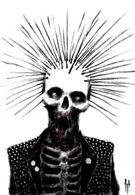 Punk Skull by Stefano Artibani