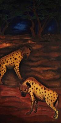 Spotted hyaenas by Vincenzo Cohen