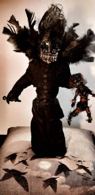 Voodoo tooth fairy with my own & real baby teeth. by SannaThorium 