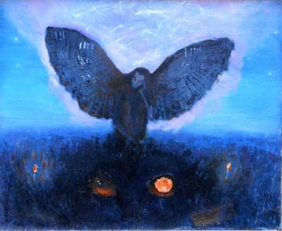 Dark Spirit on the Field by Karina Kulyk