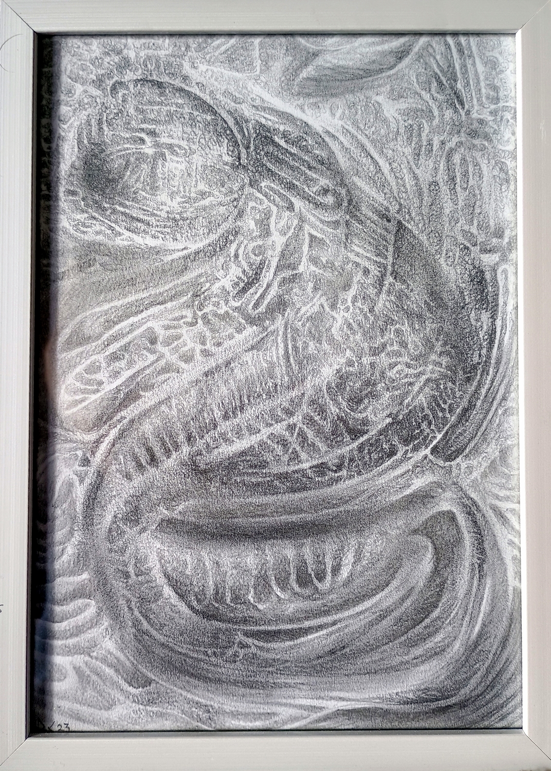 Abstract 2023 by Andrew Spinks, dark Drawings for sale, direct from the ...