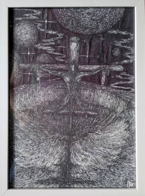 Space Crucifixion 2015 by Andrew Spinks