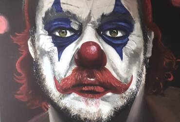 Self portrait as the clown