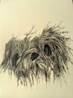 Auld Ones in a Hedge by Gavin Porter