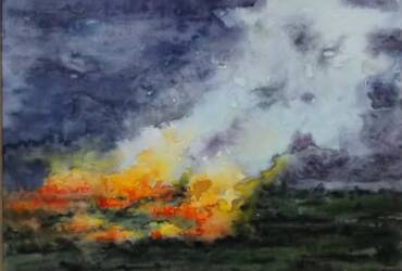 Bog on Fire at Slieveroe