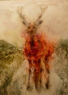 Young Buck on the Red Earls Road by Gavin Porter