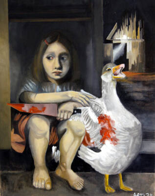 Cutting the wings off a goose by Siobhain Moriarty