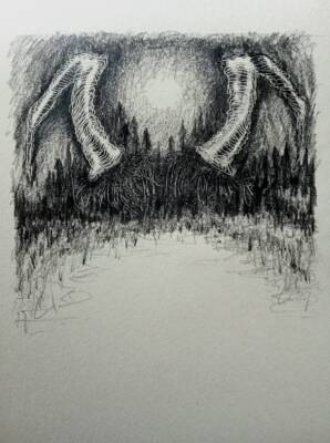 The Incident at Heapstown  Cairn by Gavin Porter