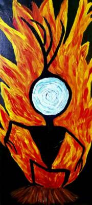 Emerging from the Flames by April Rose