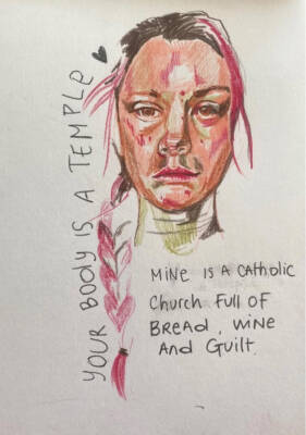 Self portrait 2023 by Lien Hillen