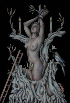 The altar of the witch by Antonio De Blasi