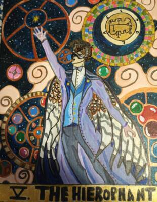 V. The Hierophant (2) by Barbara Kring