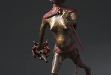 WOMAN RUNNING FROM A WOLF