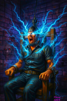 Penalty of death Ride the lightening by Robert J. Perry