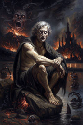 Heaven or Hell series: Dead man, Surreal Variant by Robert J. Perry