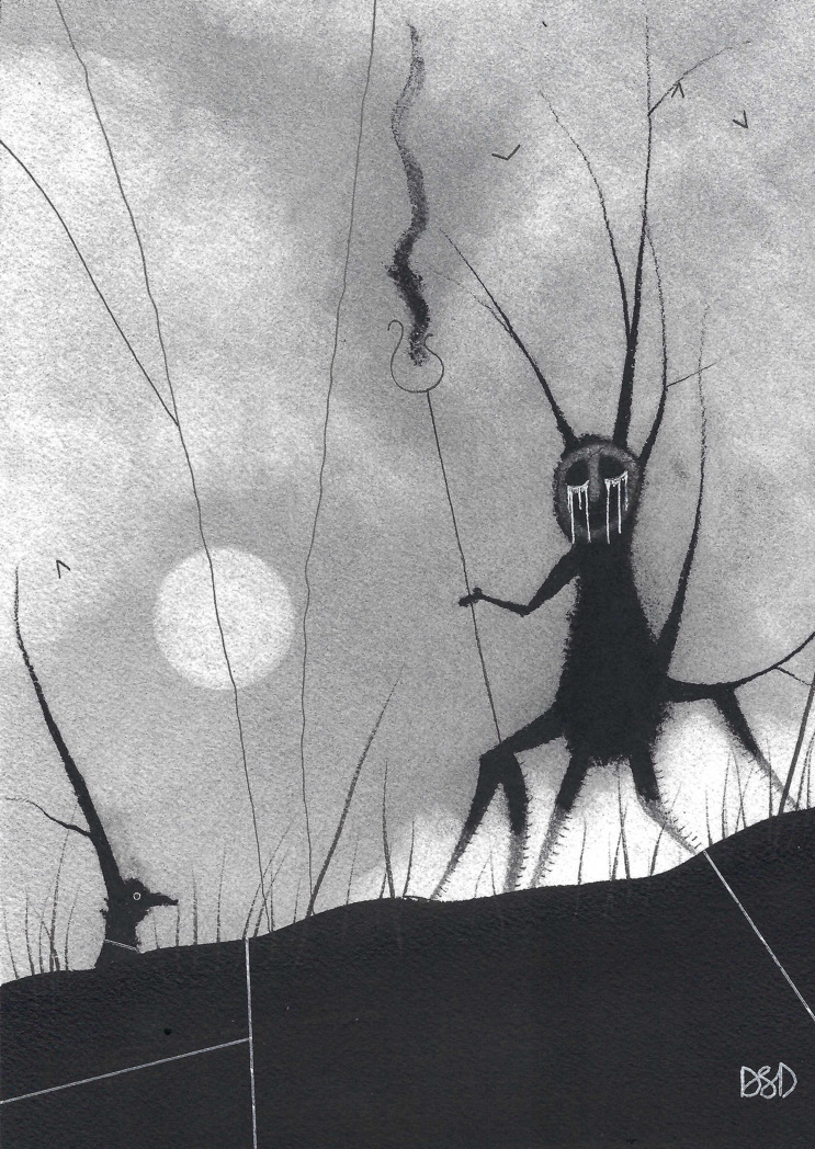 Mentally unstable when the light goes out