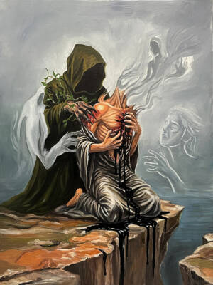 The Verdant Embrace of Dissolution by Malek Sadeq