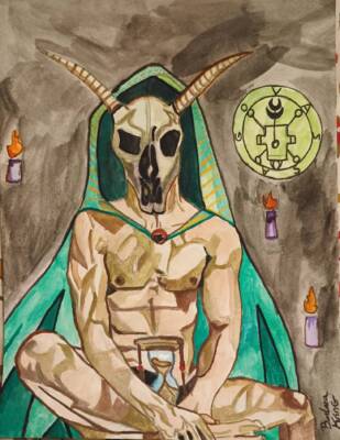 Vassago (Ars Goetia) by Barbara Kring