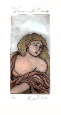 Woman with Drapery by Gregory Dalton
